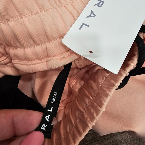 KORAL Identify Colorblock Sweatpants/ Jogger Sz. S pink/ black - Picture 2 of 10